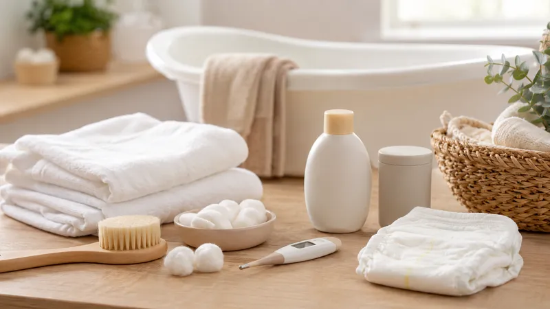 Kit de higiene e banho do bebê: o que comprar